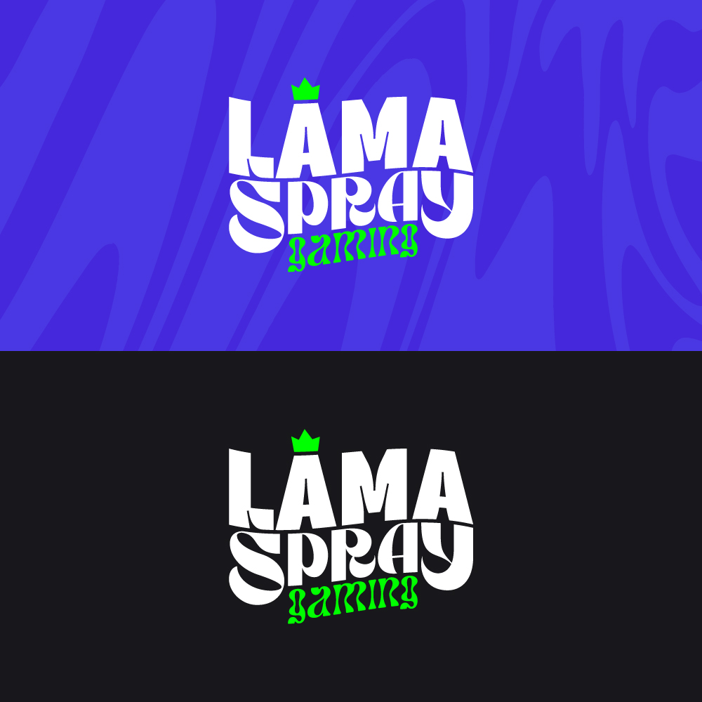 logo lamaspray twitch design