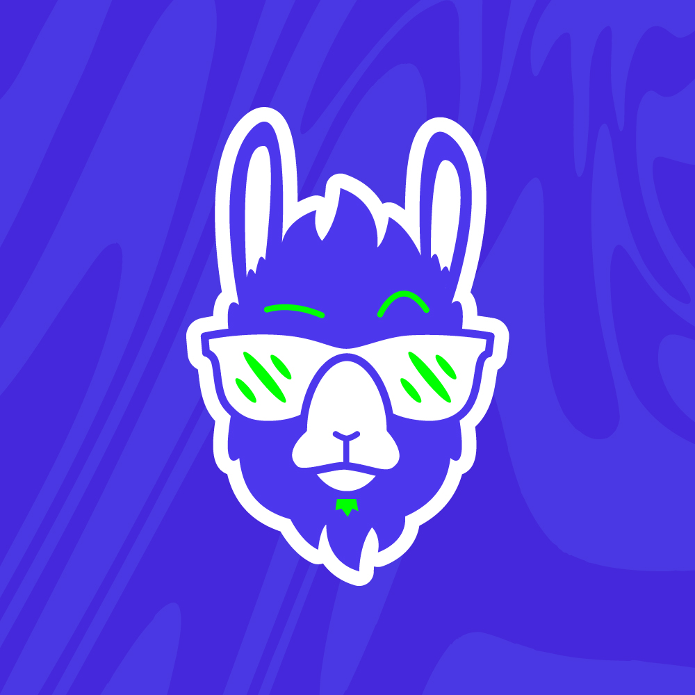 mascotte lamaspray twitch design